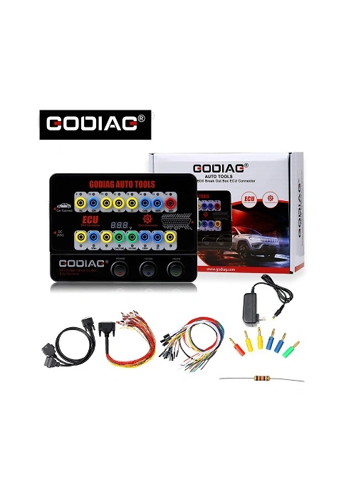 GT100 GODIAG Auto Tool OBDII Break Out Box ECU Connector
