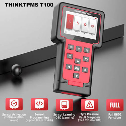 TPMS Programing Scan Tool Automotive Diagnostic Equipment - THINKTPMS T100